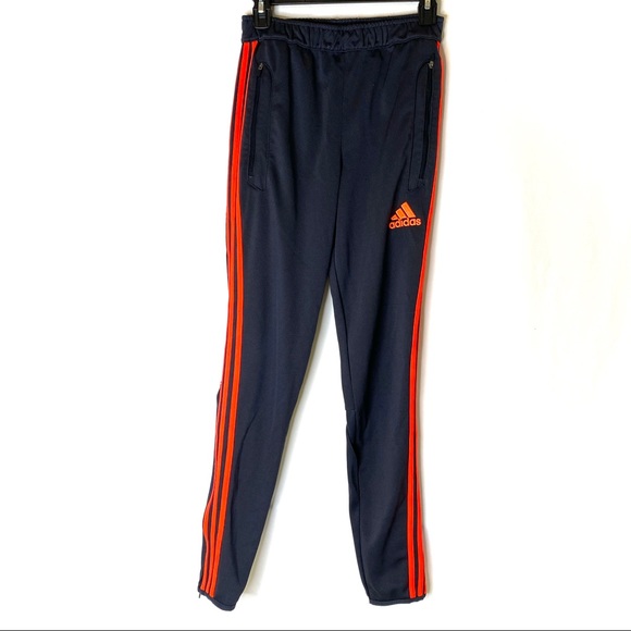 adidas black and orange pants